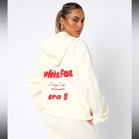 White Fox Boutique Era 8 Hoodie (Cherry Cream) - Picture 6 of 14